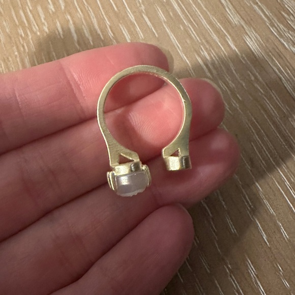 Kendra Scott Gold Drusy Ring - Size 6 - Picture 2 of 3